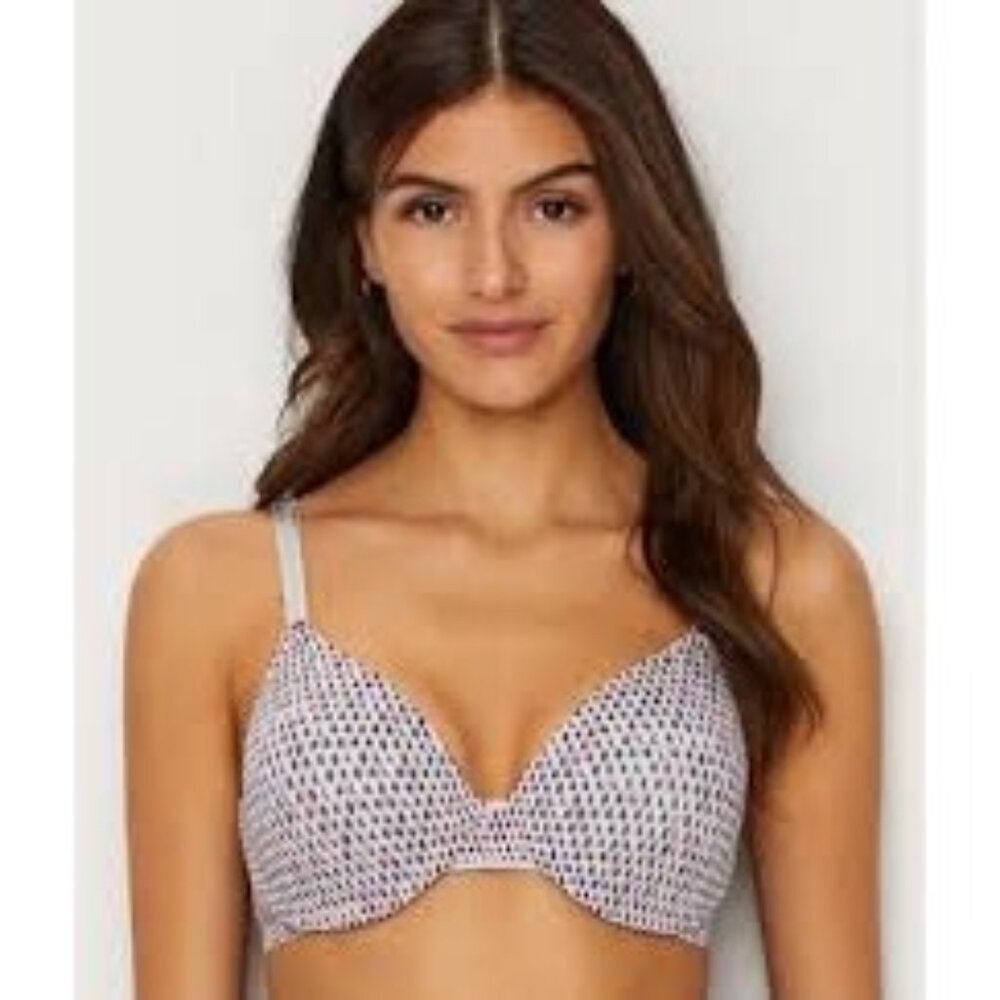 Warner's This Is Not A Bra Cushioned Underwire T-Shirt Leopard 38C  Style 1593